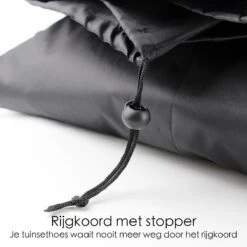 Merkloos Beschermhoes Voor Tuinmeubelen - 250x250x90cm - Zwart -Tuinartikelen Winkel 1200x1200 128