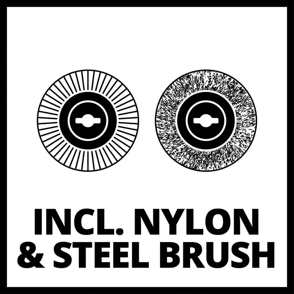 Einhell Accu Voegenreiniger GE-CC 18 Li-Solo Power X-Change (Li-Ion - 18 V - 1200 T/min - Borsteldiameter 10 Cm - Incl. Staal- En Nylonborstel - Zonder Accu En Lader) 10 Einhell Accu Voegenreiniger GE-CC 18 Li-Solo Power X-Change (Li-Ion - 18 V - 1200 T/min - Borsteldiameter 10 Cm - Incl. Staal- En Nylonborstel - Zonder Accu En Lader) - Image 10