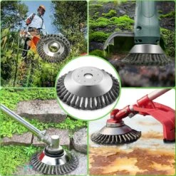 Merkloos SlimShop Onkruidborstel - Bosmaaier Grastrimmer - Onkruid - Onkruidkrabber - Voegenborstel - Onkruidverwijderaar - Max 10.000 Toerental P/m - 20CM -Tuinartikelen Winkel 1200x1200 1325