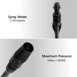 Merkloos 140 Bar Hogedrukspuitlans - Hogedrukreiniger Kärcher-opzetstuk - Verstelbare Sproeikop Voor Karcher Hogedrukreiniger - Accessoire Voor Karcher K1 K2 K3 K4 K5 K6 K7 -Tuinartikelen Winkel 1200x1200 1352