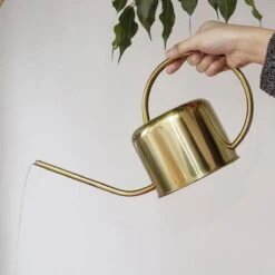 Kikkerland Vintage Gieter - Plantengieter Voor Binnen - Goud - 1,2L - Retro - Metaal -Tuinartikelen Winkel 1200x1200 1410