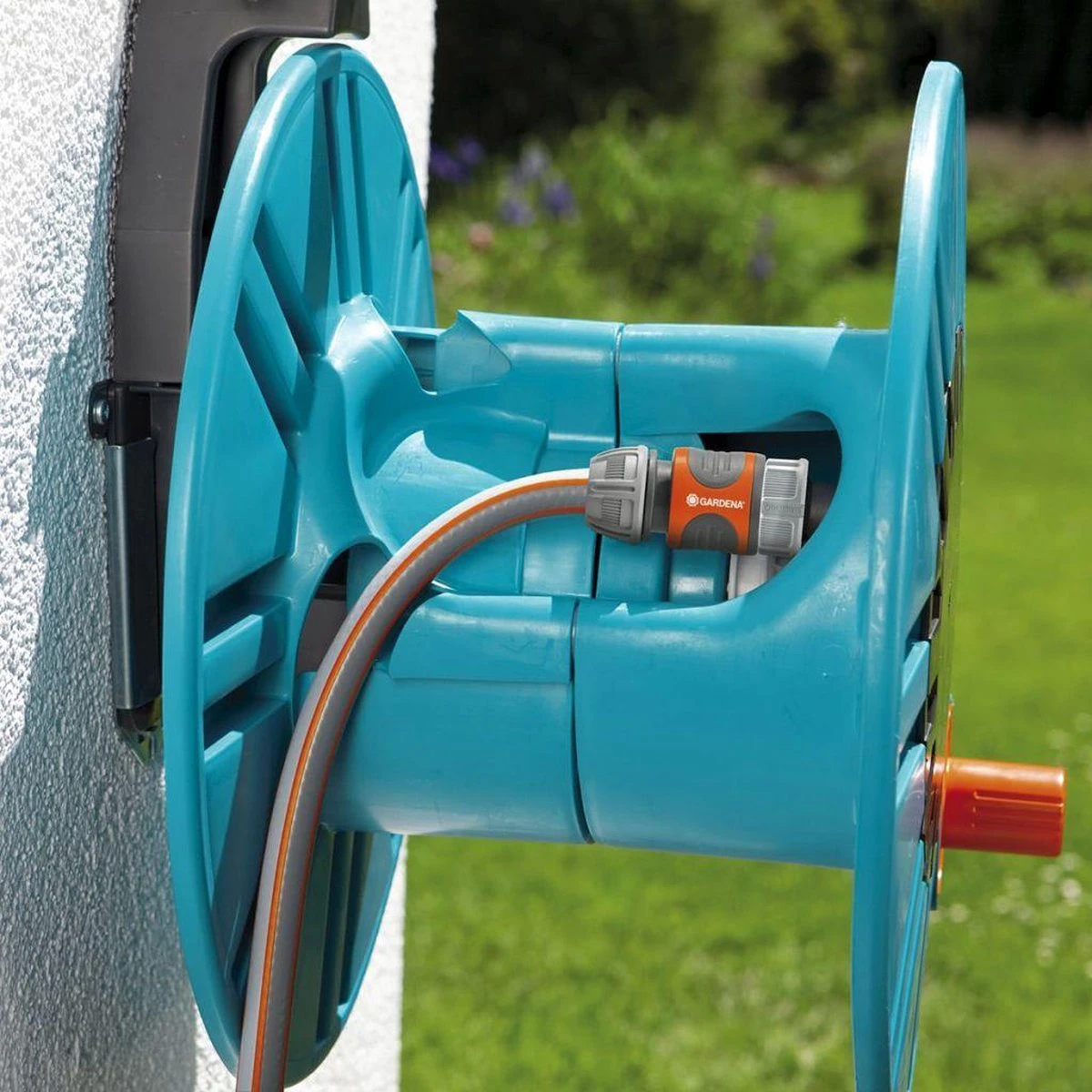 GARDENA - Wandslanghouder 60 Met Slanggeleider - Slanghouder - Maximale Capaciteit 60 Meter 8 GARDENA - Wandslanghouder 60 Met Slanggeleider - Slanghouder - Maximale Capaciteit 60 Meter - Image 8