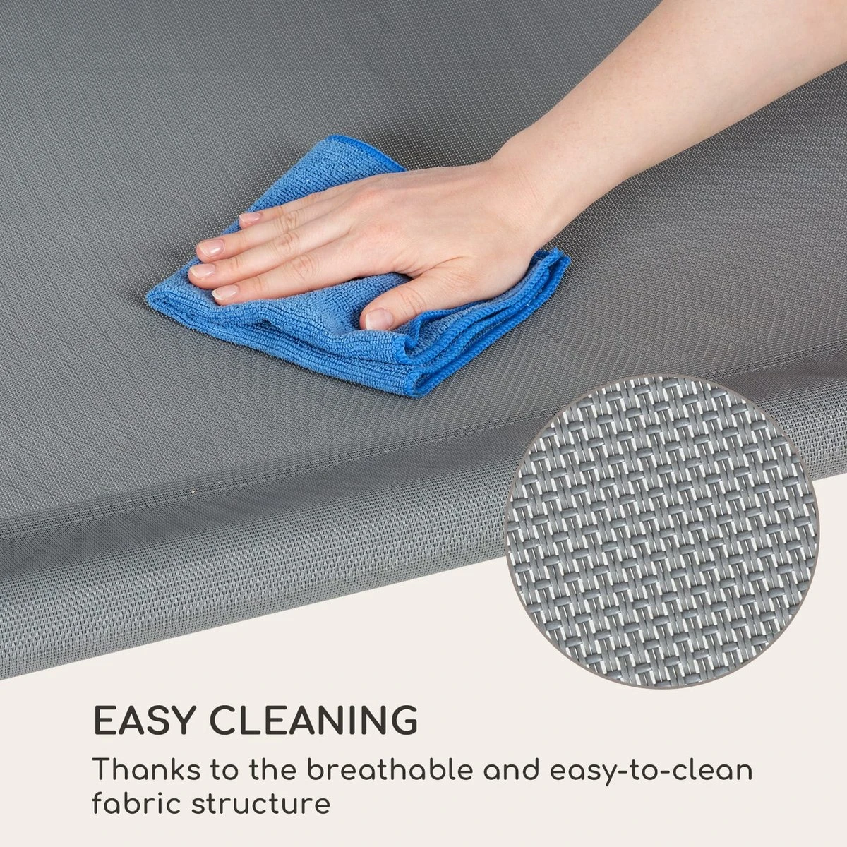 Blumfeldt Palermo Schommelbank - Hollywoodschommel 130 X 207 Cm - Ligbed Met Dak - Schommelstoel Voor 2 Personen - Tuinbank Inclusief Nekkussens - Stalen Frame En Polyester Dak - Grijs 10 Blumfeldt Palermo Schommelbank - Hollywoodschommel 130 X 207 Cm - Ligbed Met Dak - Schommelstoel Voor 2 Personen - Tuinbank Inclusief Nekkussens - Stalen Frame En Polyester Dak - Grijs - Image 10