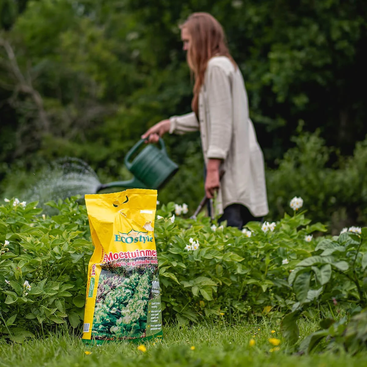 ECOStyle Moestuinmest Voor Eetbare Gewassen - Voor Fruit En Moestuin - Rijk Aan Kalium - 120 Dagen Voeding - 80 M² - 8 KG 3 ECOStyle Moestuinmest Voor Eetbare Gewassen - Voor Fruit En Moestuin - Rijk Aan Kalium - 120 Dagen Voeding - 80 M² - 8 KG - Image 3