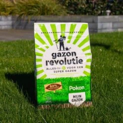 Pokon Gazon Revolutie - 4kg - Gazonmest / Graszaad / Bodemverbeteraar - Geschikt Voor 80m² - Binnen 15 Dagen Resultaat -Tuinartikelen Winkel 1200x1200 1720
