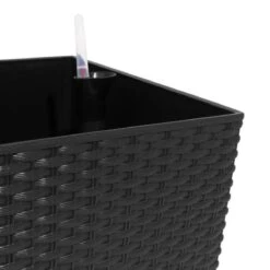 Prosperplast Kunststof Rato Plantenbak Op Poten Met Irrigatiesysteem Antraciet 80 X 33 X 62 Cm - 72 Liter - Balkonbakken/bloembakken -Tuinartikelen Winkel 1200x1200 1834