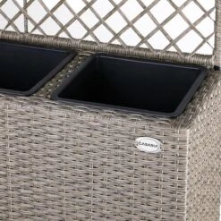 Casaria Polyrattan Bloembak – 3 Bakken Klimophek - Crème -Tuinartikelen Winkel 1200x1200 1840