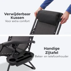 LifeGoods Opvouwbare Tuinstoelen - Verstelbaar Zonnescherm - 2 Stuks - 30°-90° Verstelbaar - Metaal - Zwart 15 LifeGoods Opvouwbare Tuinstoelen - Verstelbaar Zonnescherm - 2 Stuks - 30°-90° Verstelbaar - Metaal - Zwart -Tuinartikelen Winkel 1200x1200 188