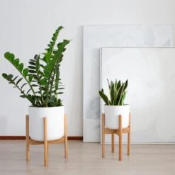 LifeGoods Planten Standaard - Uitschuifbare Bloempothouder - 20 Tot 30 Cm - Licht Bamboe -Tuinartikelen Winkel 1200x1200 1904