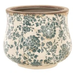 Clayre & Eef Bloempot Ø 21x17 Cm Beige Groen Keramiek Rond Bloemen Bloempot Binnen Plantenpot Plant Pot 7 Clayre & Eef Bloempot Ø 21x17 Cm Beige Groen Keramiek Rond Bloemen Bloempot Binnen Plantenpot Plant Pot -Tuinartikelen Winkel 1200x1200 1940