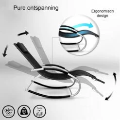 Sens Design Zonnebed - Ligbed - Weerbestendig - Zwart -Tuinartikelen Winkel 1200x1200 217