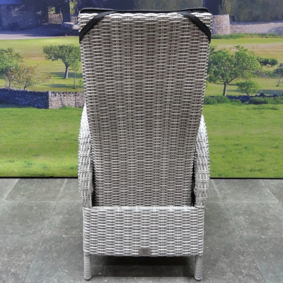 Menorca Dining Tuinstoel Verstelbaar Wit Grijs 5 Menorca Dining Tuinstoel Verstelbaar Wit Grijs - Image 5