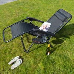 Luxe Ligstoel Met Hoofdsteun & Voetsteun - Verstelbare Rugleuning - Zonnebed Relaxstoel Voor Tuin/Terras/Strand/Balkon/Zwembad/Camping - Inklapbaar - Weerbestendig - Zwart 15 Luxe Ligstoel Met Hoofdsteun & Voetsteun - Verstelbare Rugleuning - Zonnebed Relaxstoel Voor Tuin/Terras/Strand/Balkon/Zwembad/Camping - Inklapbaar - Weerbestendig - Zwart -Tuinartikelen Winkel 1200x1200 239
