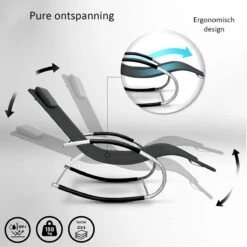 Sens Design Zonnebed - Ligbed - Weerbestendig - Antraciet -Tuinartikelen Winkel 1200x1200 261