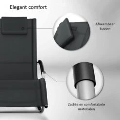 Sens Design Zonnebed - Ligbed - Weerbestendig - Antraciet -Tuinartikelen Winkel 1200x1200 262