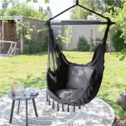 Vita5 XXL Hangstoel - Binnen&Buiten Hangnest - Incl. 2 Kussens En Boekenvak - Volwassenen&Kinderen - Hangmatstoel Tot 225kg - Zwart 20 Vita5 XXL Hangstoel - Binnen&Buiten Hangnest - Incl. 2 Kussens En Boekenvak - Volwassenen&Kinderen - Hangmatstoel Tot 225kg - Zwart -Tuinartikelen Winkel 1200x1200 297