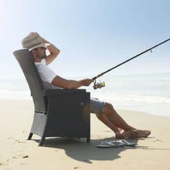 Allibert Vermont Verstelbare Tuinstoel - 64x68x107cm - Grafiet -Tuinartikelen Winkel 1200x1200 339