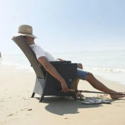 Allibert Vermont Verstelbare Tuinstoel - 64x68x107cm - Grafiet -Tuinartikelen Winkel 1200x1200 340