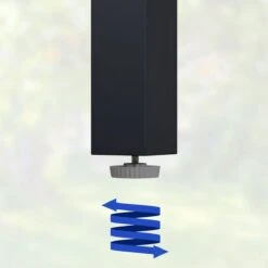 Casaria – Tuintafel – Aluminium – 90x90x75cm –Antraciet -Tuinartikelen Winkel 1200x1200 357