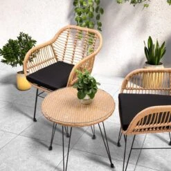 Casaria Tuinset Bali 3 Delig – 1 Tafel/2 Stoelen – Naturel Zwart 16 Casaria Tuinset Bali 3 Delig – 1 Tafel/2 Stoelen – Naturel Zwart -Tuinartikelen Winkel 1200x1200 37