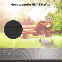 LifeGoods Klaptafel - Inklapbaar - 120 Cm - 4 Personen - Zwart -Tuinartikelen Winkel 1200x1200 384