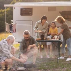 LifeGoods Klaptafel - Inklapbaar - 120 Cm - 4 Personen - Zwart -Tuinartikelen Winkel 1200x1200 385