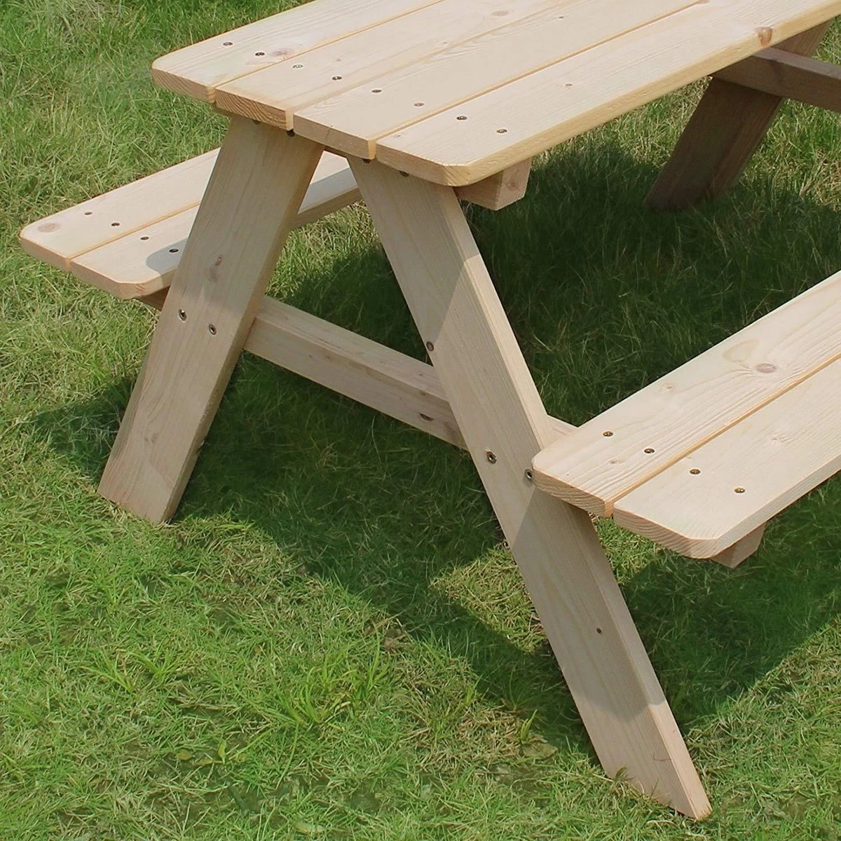 MaxxGarden Kinder Picknicktafel - 90x79x50cm - Hout 4 MaxxGarden Kinder Picknicktafel - 90x79x50cm - Hout - Image 4