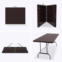LifeGoods Klaptafel - Inklapbaar - 180 Cm - 6 Tot 8 Personen - Bruin 18 LifeGoods Klaptafel - Inklapbaar - 180 Cm - 6 Tot 8 Personen - Bruin -Tuinartikelen Winkel 1200x1200 422