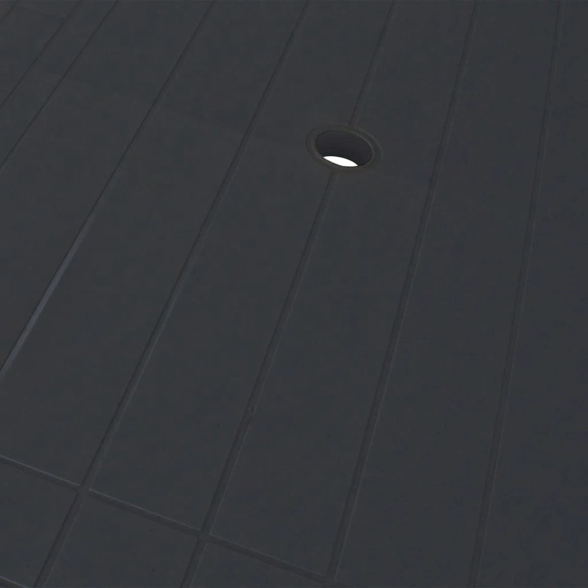 VidaXL Tuintafel 126x76x72 Cm Kunststof Antraciet 3 VidaXL Tuintafel 126x76x72 Cm Kunststof Antraciet - Image 3