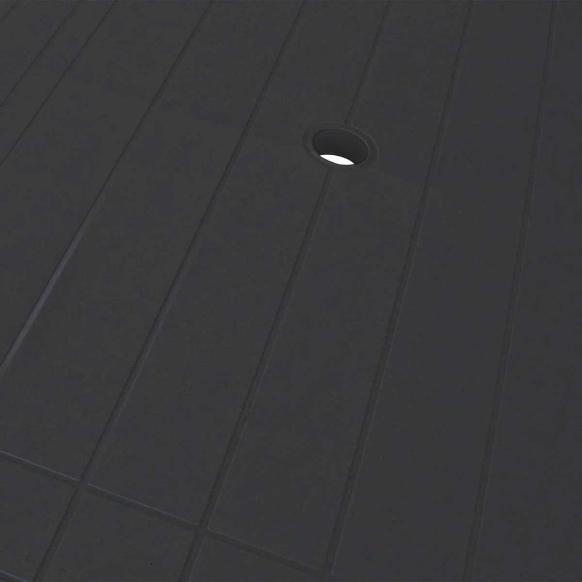 VidaXL Tuintafel 126x76x72 Cm Kunststof Antraciet 7 VidaXL Tuintafel 126x76x72 Cm Kunststof Antraciet - Image 7