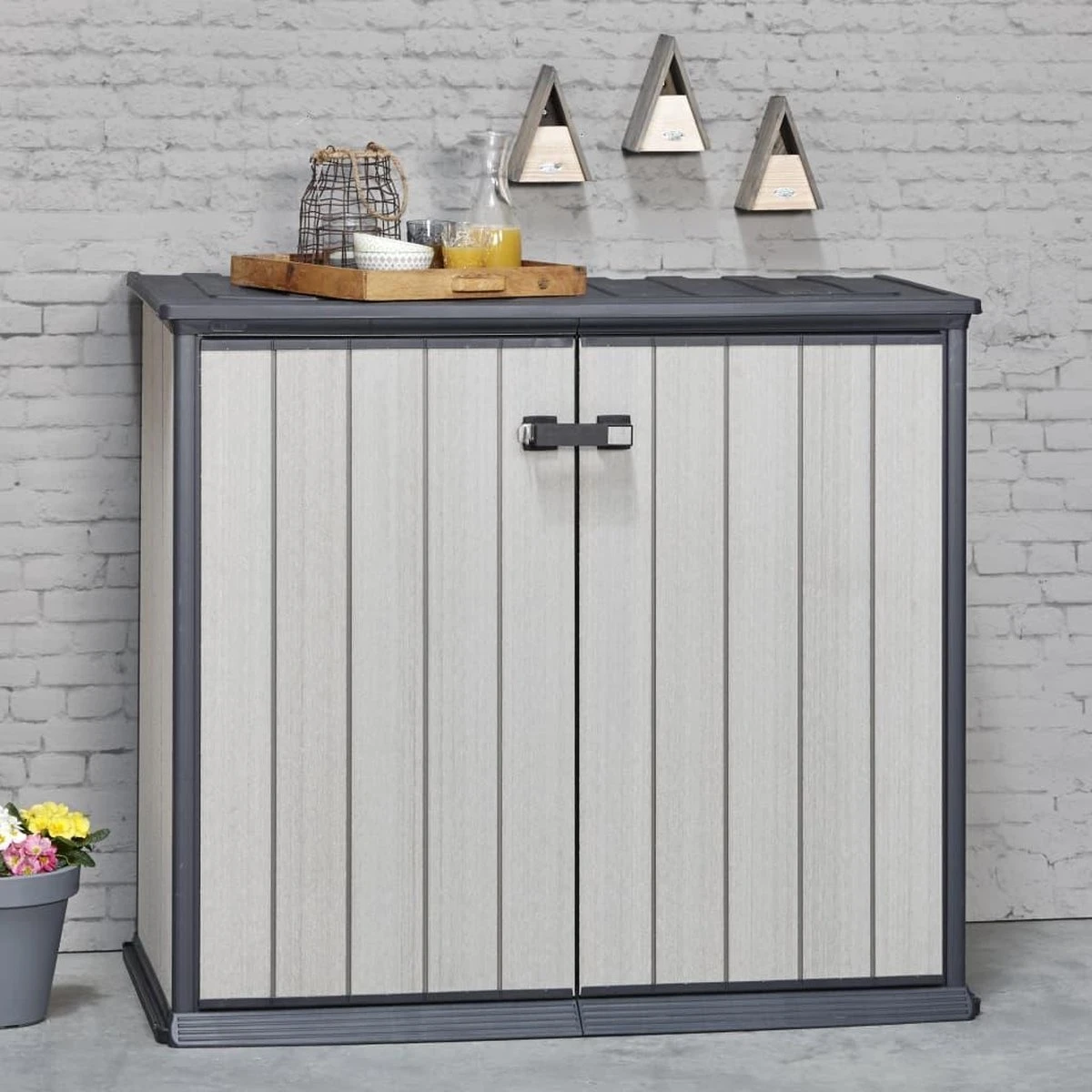 Keter Patio Store Opbergkast - 139,5x77x120cm - Grijs 3 Keter Patio Store Opbergkast - 139,5x77x120cm - Grijs - Image 3
