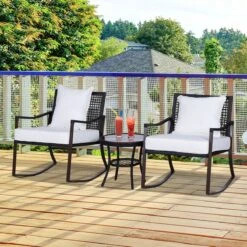 Outsunny Tuinset 7-delig Schommelstoel Set Zitgroep Met Kussens Rotan Bruin 863-030 -Tuinartikelen Winkel 1200x1200 606