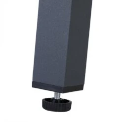 Tuinset 4 + 1 Klapstoelen Tuintafel – Aluminium 80x80cm - Grijs -Tuinartikelen Winkel 1200x1200 625