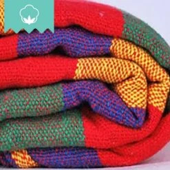 Dubbele Hangmat Rood Met Spreidstok - 1 Of 2 Persoons - Lig Oppervlak 190x150cm - Lengte 260cm -Tuinartikelen Winkel 1200x1200 740