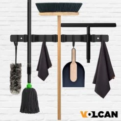 Volcan Bezemhouder - Bezem Ophangsysteem Tuingereedschap - Gereedschapshouder - Zelfklevend - 3M Tape - 3 Houders 4 Haken - RVS Zwart 11 Volcan Bezemhouder - Bezem Ophangsysteem Tuingereedschap - Gereedschapshouder - Zelfklevend - 3M Tape - 3 Houders 4 Haken - RVS Zwart -Tuinartikelen Winkel 1200x1200 814