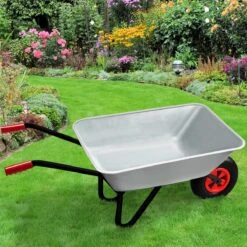 Gardebruk Kruiwagen 80 Liter – Belastbaarheid 100 Kg - Zilver -Tuinartikelen Winkel 1200x1200 827