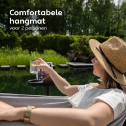 Vita5 Hangmat Met Standaard – 2 Persoons – Incl. Bekerhouder – 205kg Draaggewicht – Grijs 13 Vita5 Hangmat Met Standaard – 2 Persoons – Incl. Bekerhouder – 205kg Draaggewicht – Grijs -Tuinartikelen Winkel 1200x1200 86