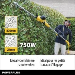Powerplus POWXG2043 Elektrische Heggenschaar - 750W - Snoeien En Knippen - Zwaardlengte 570mm - Mesafstand 24mm - Telescopisch - Draaibaar Handvat - Haagschaar Voor Tuinonderhoud 7 Powerplus POWXG2043 Elektrische Heggenschaar - 750W - Snoeien En Knippen - Zwaardlengte 570mm - Mesafstand 24mm - Telescopisch - Draaibaar Handvat - Haagschaar Voor Tuinonderhoud -Tuinartikelen Winkel 1200x1200 969