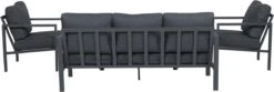 Garden Impressions Durban Loungeset - 4-delig - Zwart -Tuinartikelen Winkel 1200x402