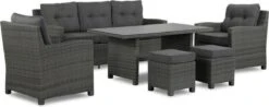 New Castle Stoel-bank Dining Loungeset 6-delig Antraciet 17 New Castle Stoel-bank Dining Loungeset 6-delig Antraciet -Tuinartikelen Winkel 1200x475
