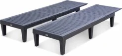 Set Van 2 Ligstoelen, PIA, Ligstoel Met Verschillende Standen, Van Kunststof, Zwart 6 Set Van 2 Ligstoelen, PIA, Ligstoel Met Verschillende Standen, Van Kunststof, Zwart -Tuinartikelen Winkel 1200x552 1