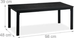 Relaxdays Tuintafel Rechthoek - Lage Buitentafel - Metalen Balkontafel - Eettafel Buiten 11 Relaxdays Tuintafel Rechthoek - Lage Buitentafel - Metalen Balkontafel - Eettafel Buiten -Tuinartikelen Winkel 1200x612