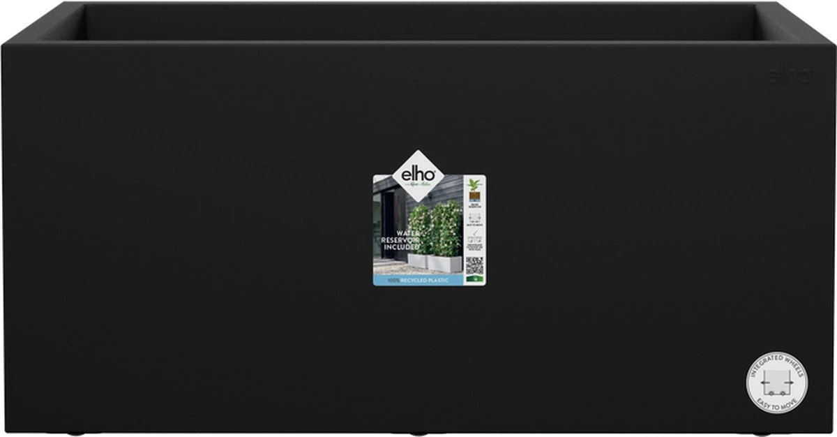 Elho Vivo Next Lang 60 - Bloempot Voor Binnen & Buiten - Ø 59.0 X H 29.2 Cm - Zwart/Living Black 7 Elho Vivo Next Lang 60 - Bloempot Voor Binnen & Buiten - Ø 59.0 X H 29.2 Cm - Zwart/Living Black - Image 7