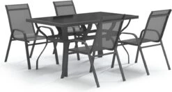 VidaXL 5-delige Tuinset Grijs En Zwart 9 VidaXL 5-delige Tuinset Grijs En Zwart -Tuinartikelen Winkel 1200x645 1