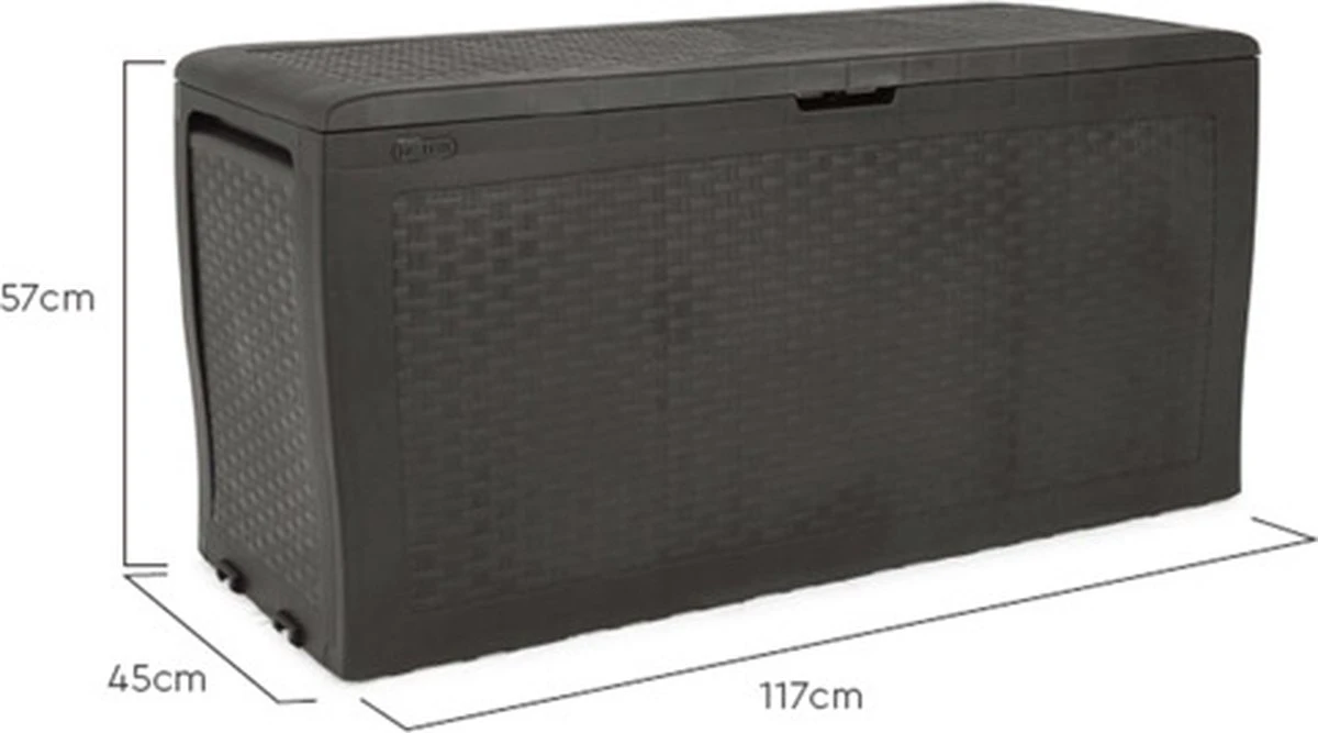 Keter Samoa Opbergbox - 270 L - 117x45x57 Cm - Grafiet 8 Keter Samoa Opbergbox - 270 L - 117x45x57 Cm - Grafiet - Image 8
