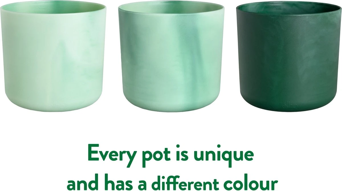 Elho The Ocean Collection Round 22cm - Bloempot Voor Binnen - 100% Gerecycled Materiaal - Gemaakt Met Zeeafval - Ø 22.3 X H 20.4 Cm - Pacifisch Groen 10 Elho The Ocean Collection Round 22cm - Bloempot Voor Binnen - 100% Gerecycled Materiaal - Gemaakt Met Zeeafval - Ø 22.3 X H 20.4 Cm - Pacifisch Groen - Image 10