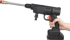 Merkloos Drillpro Elektrische Accu - Hogedrukreiniger - 30Bar - Multifunctioneel Mondstuk - Draagbaar Oplaadbaar Snoerloos - Zwart -Tuinartikelen Winkel 1200x691 1