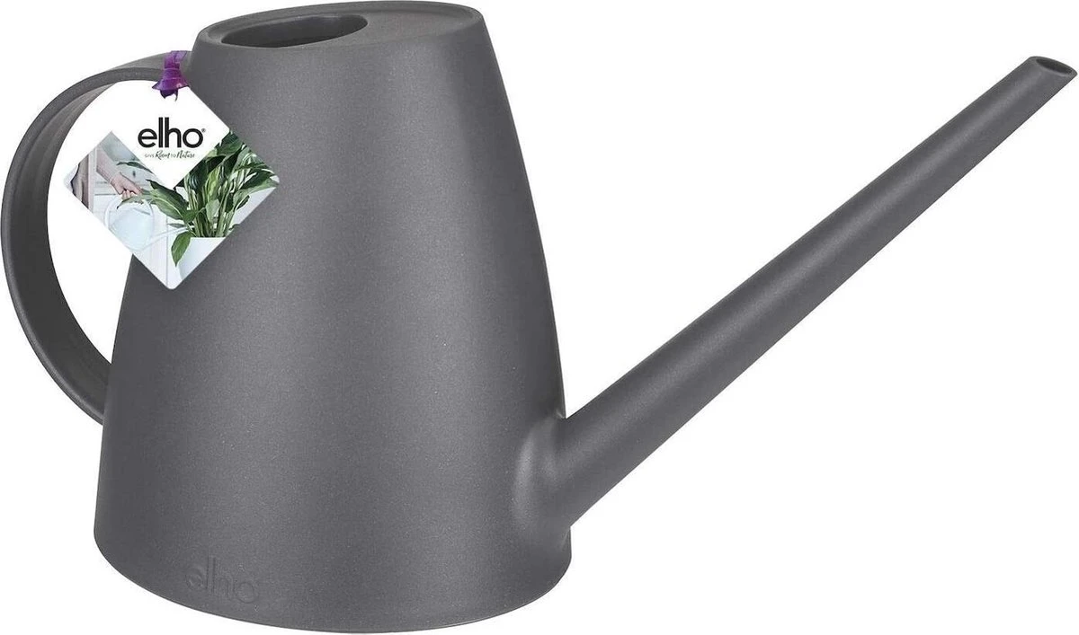 Elho Brussels Gieter 1,8l - Gieter Voor Binnenkweken En Oogsten - Ø 33.0 X H 17.0 Cm - Zwart/Antraciet 1 Elho Brussels Gieter 1,8l - Gieter Voor Binnenkweken En Oogsten - Ø 33.0 X H 17.0 Cm - Zwart/Antraciet