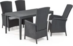 Allibert Vermont Verstelbare Tuinstoel - 64x68x107cm - Grafiet -Tuinartikelen Winkel 1200x753 1