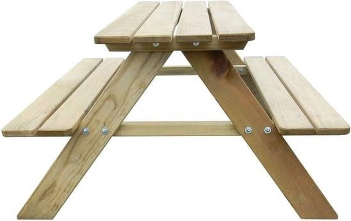 MaxxGarden Kinder Picknicktafel - 90x79x50cm - Hout 9 MaxxGarden Kinder Picknicktafel - 90x79x50cm - Hout - Image 9